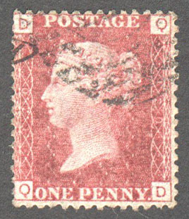 Great Britain Scott 33 Used Plate 120 - QD - Click Image to Close